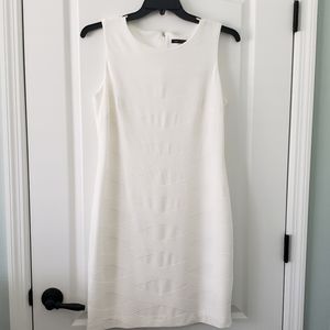 Tommy Hilfiger Women's Sleeveless Semi Formal White Office Dress Sz 12